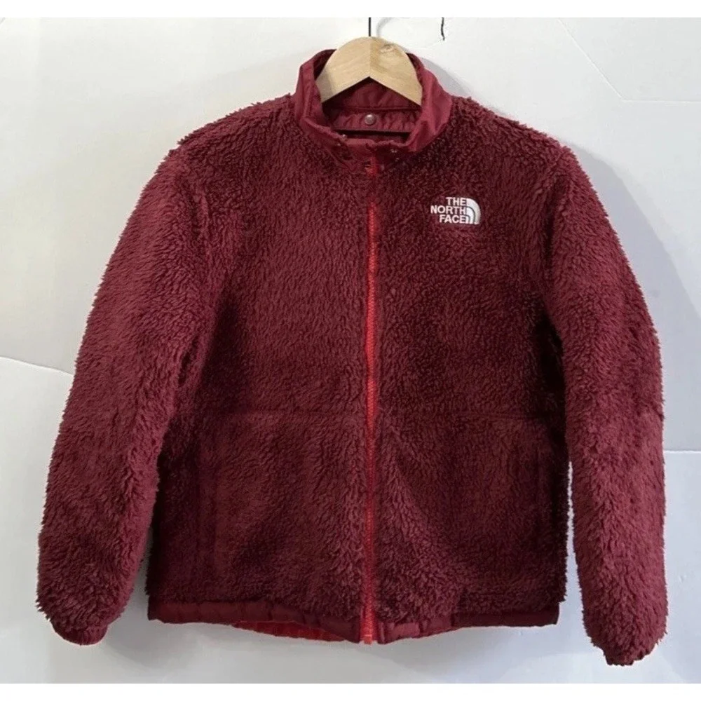 The‎ North Face Jacket Mount Chimbo Reversible Full Zip Red Sz Medium 10